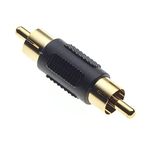 RCA Connector – (Pack of 5), RCA Phono Plug to RCA Phono Plug Adaptor Joiner for Video and Stereo Systems | Gold-Plated Coupler RCA Male to Male Adapter for Balanced Sound