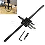 SHUANG YOU Adjustable Metal Wood Circle Cutter Kit Hole Saw Drill Bit DIY Tool 30-300 mm
