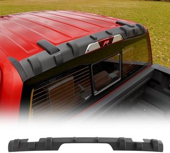 Maxzina Truck Cab Roof Protector Compatible with 2021-2025 Ford F150 Rack Cab Protector TPE Rear Spoiler Rear Roof Protector Guard Shield for 2024 F-150 Accessories