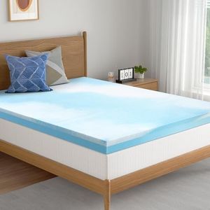 BedStory Gel Memory Foam Mattress Topper King Size, 4 Inch Swirl Memory Foam Bed Topper, Two Firmness Options, Pain Relief Cooling Mattress Pad, CertiPUR-US Certified 76x80 Inch