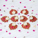 Craftasia Rangoli Cutouts for Diwali Decoration ealight Candle Holders for Side or Center Table Dining Room Christmas Lighting Home Decoration Diwali Gifts Diya for Home Decoration (8 Lotus)