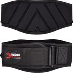 DMoose Fitness Neoprene Weight Lifting Belt - Sweat-Resistant Gym Belt for Men & Women to Provide Stability & Lumbar Support - Adjustable Fit 6" Weightlifting Belt for Squats, Deadlift & Bench Presses