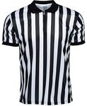 Murray Sporting Goods Men's Official Pro-Style Collared Referee Shirt, Officiating Jersey for Basketball, Football, Soccer (Large)