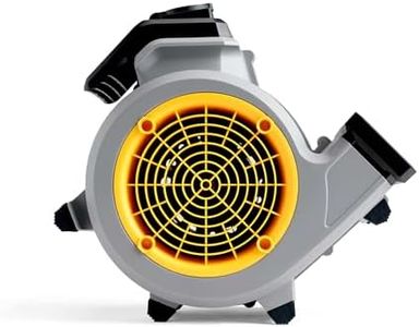 Vacmaster Air Mover Floor Fan - Low Noise, 3 Speed Setting Portable Blower Fan and Dryer - Energy Saving and Compact Design - Ideal for Ventilation, Drying Walls, Carpets and Floors