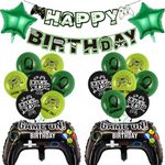 Video Game Party Decorations Supplies - Gaming Party Decorations for Boys Game Banners and Balloons Decorations for Game Birthday