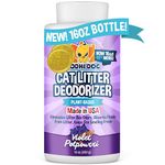 Bodhi Dog Natural Cat Litter Box Odor Eliminator – Best Litter Deodorizer for Strong Urine Odor – Fewer Cat Box Changes – Safe for Kitty Boxes - Violet Potpourri Scent