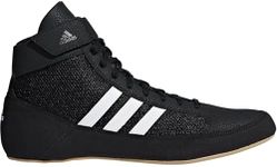 adidas Men's HVC Wrestling Shoe, Black/White, 13, Black/White, 13