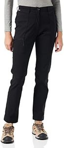 Craghoppers Women's Kiwi Pro High Trousers Hiking Pants, Black, 12