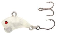 Z-Viber Micro - Ultra Light and Ice Fishing Lure - Mini Lipless Crankbait - 1/16oz Rattle Bait (0.6") (Albiglow (Glow))
