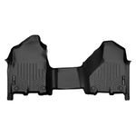 MAXLINER Custom Car Floor Mats 1st Row 1pc Liner Black for 2019-2020 Ram 25003500 with 1st Row Bench Seat Only