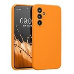 kwmobile Case Compatible with Samsung Galaxy A54 5G Case - Slim TPU Silicone Phone Cover - Soft Touch Finish - Fruity Orange