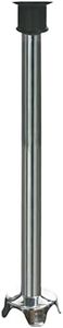 Waring Comercial WSB70ST, eje mezclador de inmersión de acero inoxidable de 53,3 cm, negro/plateado