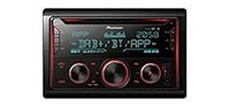 Pioneer FH-S820DAB 2-DIN CD Tuner with DAB/DAB+, Bluetooth, multi colour illumination, USB, Spotify, Pioneer Smart Sync App and compatible with Apple and Android devices.