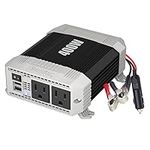 Energizer 400 Watt Dual Power Inverter, DC 12V to 110V AC Converter, Modified Sine Wave Car Inverter with 110 Volts AC Outlets, 2 USB Ports, Battery Cables & Car Cigarette Lighter Adapter