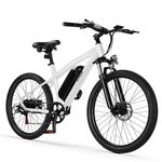 Actbest Race Electric Bike for Adults Ebike,PEAK 750W Brushless Motor,Removable Battery,Commuting Electric Mountain Bike,Up to 22MPH 7-Speed Electric Bicycle with Fork Suspension,26W