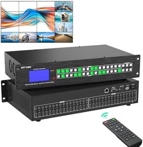 MT-VIKI Seamless 4K@60Hz HDMI Matrix Switcher 16X16, Support Video Wall/180° Rotation/EDID/WEBGUI/Audio Extraction