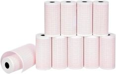 TenTabs CMS ECG Paper Roll For 300G (Size: 80mm X 20m) | 3 Channel Thermal ECG Graph Paper Roll | Suitable for Contec CMS 300G/Bionet 3 Channel ECG Machine/Mortara ELI 230 (PACK OF 12)