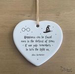 Turn the lights on Heart Quote Ceramic Heart Shape Plaque Gift Sign cr9 designed and manufactured by the sticker studio ltd