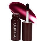 Palladio Jelly Tint, Liquid Stain for Cheeks & Lips, Vivid Color Lip Stain, Lightweight Non-Sticky and Transfer-proof, Natural Finish Makeup, Wineberry