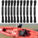 APACALI 12PCS Kayak Handles Replacement Kayak Carry Handles with Hardware Black Canoe Boat Side Mount Carry Handles with Screws, Canoe Accessories for Ocean Lifetime PelicanBoat Suitcase Luggage