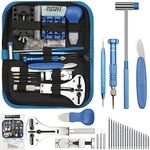 New YUSHI 185pcs Watch Repair Tools Kit,Watch Tool Set,Back Case Removal Tool,Strap Link Removal Repair Tool,Watch Band Bracelet Pin Remover Adjustment Kit,Spring Pin Bar Watchmaker Tool Bag