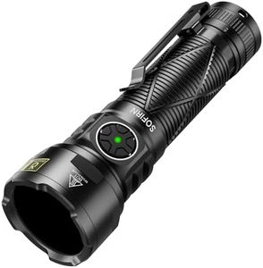 sofirn SR15UV Black Light 365nm UV Flashlight Rechargeable with Filter Lens, 4 LED Ultraviolet Blacklight IPX8 Waterproof for Resin Curing, Pet Stain Finder, Mineral Rocks, Scorpions