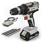BUILDSKILL 21V Cordless Drill Machine for Home Use | Impact Drill with 10MM Keyless Chuck | 1.5 Ah Single Battery | Charger | Variable Speed | LED Light | Forward & Reverse Motion | 6 Months Warranty
