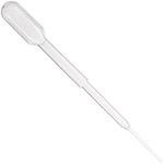 Globe Scientific 134020-400 LDPE Fine Tip Transfer Pipet, Non-Sterile, 104mm Length, 1.5mL Capacity (Box of 400)