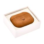 DONBOLSO AirPods Pro Case Cover - Shockproof Cover for AirPods Pro 2nd & 3rd Gen - Stylish Apple Accessory - Snug Fit, Precise Cutouts - Pocket/Bag Friendly Size - Vintage Brown - 2.6'' x 1.9''