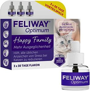 FELIWAY® Optimum Value Pack | 3 Months Balance & Relaxation for Cats | 3 x 48 ml Refill Bottles