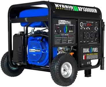 DuroMax XP13000EH 13,000-Watt Dual Fuel Portable Generator - Gas & Propane, Electric Start, Whole Home Backup Power, Transfer Switch Ready, RV & Emergency Ready