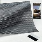 VT Supplies 30CM x 106CM Headlight Tint Perforated Mesh Film Like Fly Eye + Squeegee Tool