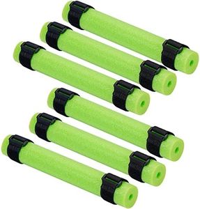 Shitailu 6PCS Fishing Rod Float, Floating Rod Butt Cushion, Fishing Float Tube Accessories, Kayak Fishing Rod Floater for Prevent The Narrow Rod Goes Overboard(Include 12PCS Fastening Straps)