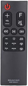 ASHATA Soundbar Remote Control for LG SK5Y SK5R, Replacement Remote Control Suitable for LG Soundbar, Universal Remote Control, Home Cinema Soundbar System Remote Control