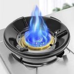 Waafy Gas Saver Burner Stand Gas Chula Burner Gas Saver Stand Jali Ring Fire&Windproof Energy Saving, Gas Chula Support Stand 4 Legs Supported For Indian Gas (Pack of 2)