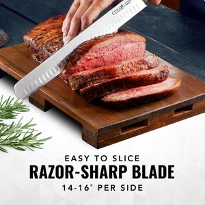 Cutluxe 12-Inch Carving Knife – Precision Slicing Blade