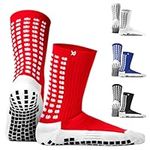 LUX Grip Socks Football - Football Grip Socks Men - Anti-Slip - Anti-Blister Football Socks For Men - Basketball Socks - Hockey - Volleyball - Yoga Socks