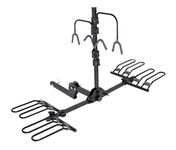 Enthuze Hitch Mounted 4 Bike Platform Rack