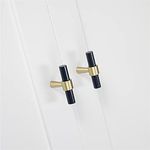 MANTARA B-0056-60 Light Luxury Brass Cabinet Door Handle Cabinet Drawer Clothing Furniture Hardware Pull (Pack of 1)