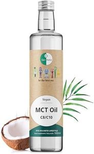 Go-Keto MCT Oil, 500 ml, Huile TCM premium C8/C10, 100% huile de coco, dans bouteille en verre, sans huile de palme, top pour le régime keto, pour un bulletproof coffee, Paléo, végane