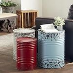 Deco 79 Metal Nesting Accent Table 