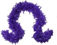 Feather Boa 80 Gram Chandelle Boas 2 Yards, Lavender, Large