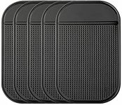 JOCXZI 5 pieces anti-slip pads, car dashboard anti-slip mats, self-adhesive car dashboard pad, washable silicone gel car interior mat for holding mobile phone, keys, sunglasses, coins