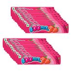 Boomer Bubble Gum | Strawberry Flavoured Chewing Gum | Long Lasting Sweetness | Fun Chewing Gum Ideal for Sharing with Friends | 24 Units |Show Box Pack | 446.4 g