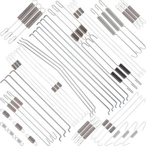 Eyoloty 54Pcs Replacement Throttle Springs Assortment Throttle Springs Parts Throttle Return Springs Linkage Kit Speed Control Springs Throttle Rod for Many Honda Briggs & Stratton Small Engines