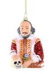 The Bridge Collection William Shakespeare Ornament - Famous Poet Ornament for Holiday Decor - Literary Ornament for Readers, Writers