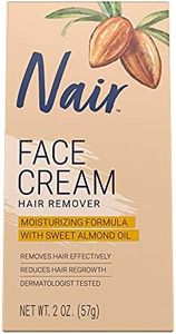 Nair Hair Remover Moisturizing Face Cream, with Sweet Almond Oil, 2OZ