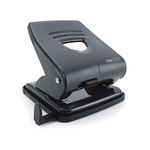 Rapesco PF827AB1 827 2-Hole Metal Punch, 30 Sheet Capacity, Black