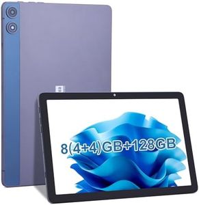 Cidea Tablet 10 Inch, Android 12 Tablet, 8GB RAM 128GB ROM TF 512GB, 6000mAh Long Battery, 5+13MP Camera, FHD 1200 * 1920 High Resolution, WiFi, 10.1'' IPS HD Touch Screen - Gray