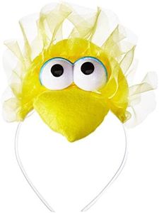 Disguise Women's Sesame Street Big Bird Adult Costume Headband, Yellow, One Size